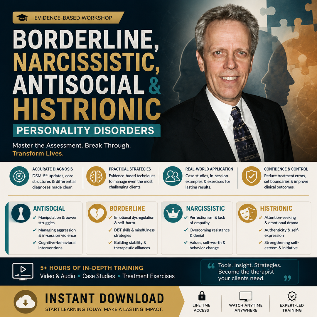 Borderline, Narcissistic, Antisocial and Histrionic Personality Disorders